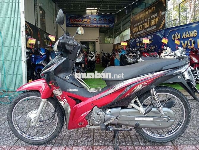 Honda Wave S110,2015 Đỏ Đen,Zin Cọp,lướt 6000 Km