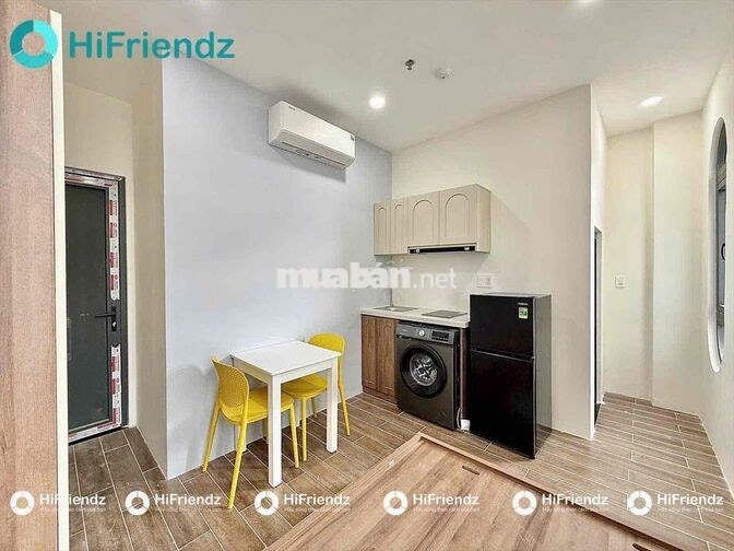 CHO THUÊ PHÒNG STUDIO CỬA SỔ TRỜI FULL NỘI THẤT MÁY GIẶC RIÊNG