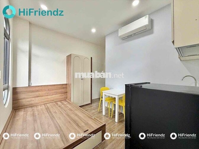 CHO THUÊ PHÒNG STUDIO CỬA SỔ TRỜI FULL NỘI THẤT MÁY GIẶC RIÊNG