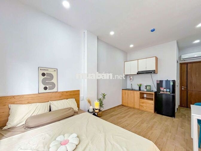 HT căn hộ 1PN/Studio ban công/cửa sổ full NT Dương Bá Trạc kế_Q1_Q7_Q4