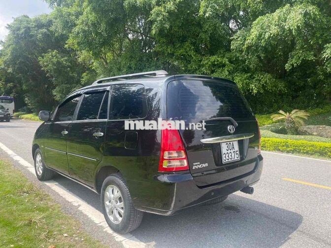 Toyota Innova G 2006 Số sàn Đen chính chủ xe  đẹp