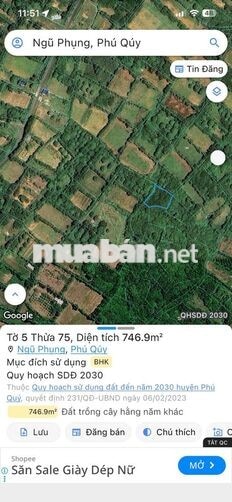 đất đảo ppú quý giá rẻ, 265tr/ gần 800mv