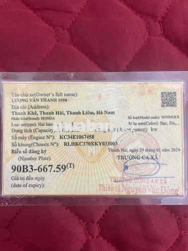 Honda Winner X 2019 Bạc đỏ 4 vạn