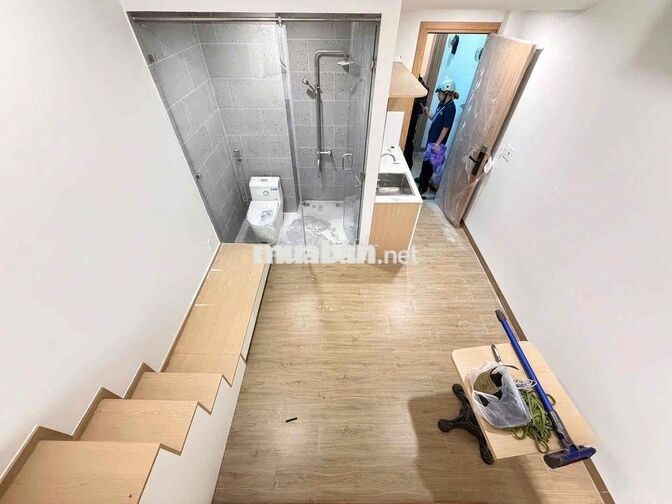 Cho thuê hệ thống duplex gác ban công máy giặt full nt Lý Thái Tổ q10