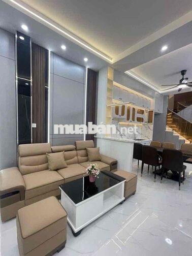 Quận 7 - 5 Tỷ 950 - Nhà Mới 2 Tầng 66m² - Ngang 4m - 3PN - Ngay UBND P