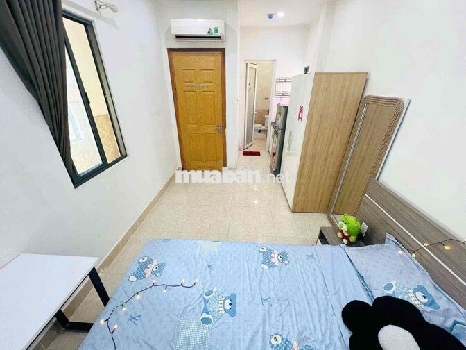 Căn hộ studio xinh xắn full nội thất Tôn Đản quận 4 có thang máy