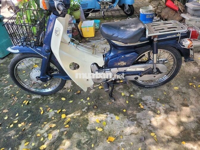 Honda Custom 70 1996 Xanh trắng