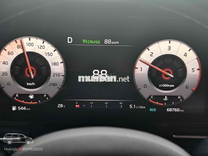 Kia Carnival 2022 Dầu 8 chỗ Bạc 68.760 km