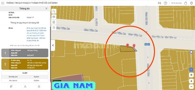 BÁN NHÀ GÓC 2 MẶT TIỀN : ĐƯỜNG ĐINH BỘ LĨNH VÀ CHU VĂN AN - P. 26 -BT
