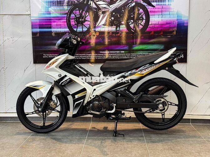 Yamaha Exciter 1S9A Côn tự động up 2010 Trắng đen