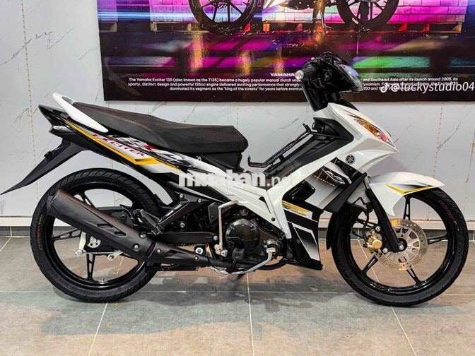Yamaha Exciter 1S9A Côn tự động up 2010 Trắng đen