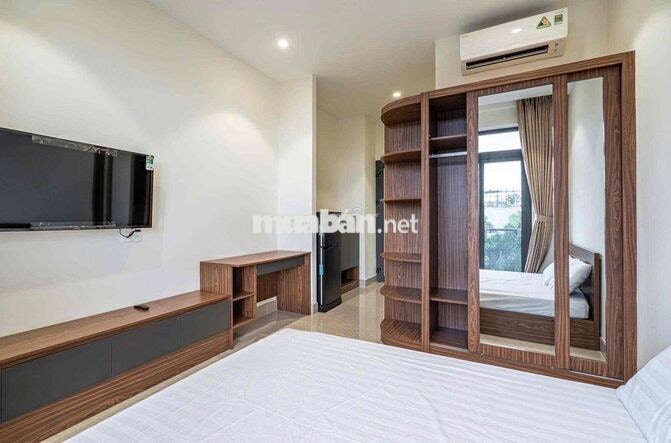 Cho thuê studio full nội thất ban công ở Hồng Bàng