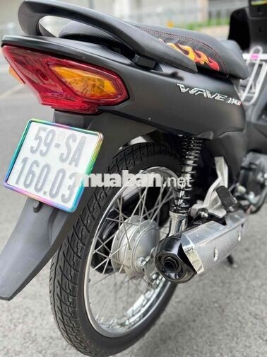 Honda Wave A 2024 Đen 10000 km