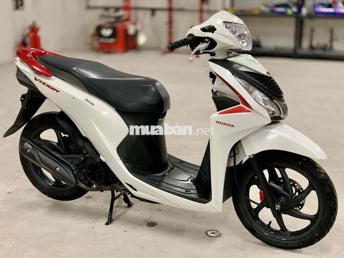 Honda Vision 2019 Trắng đỏ Smart Key Xe Đẹp Keng