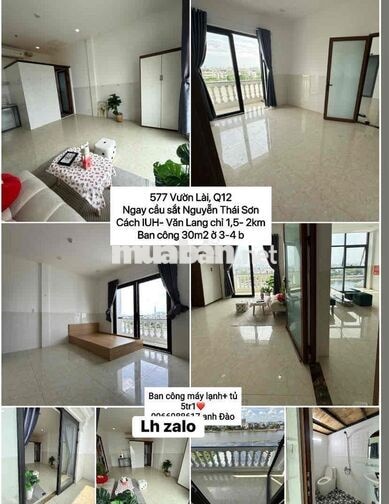 Phòng ở Vườn Lài cách IUH- Văn Lang 1,5km 3tr6-5tr1 cửa sổ - ban công