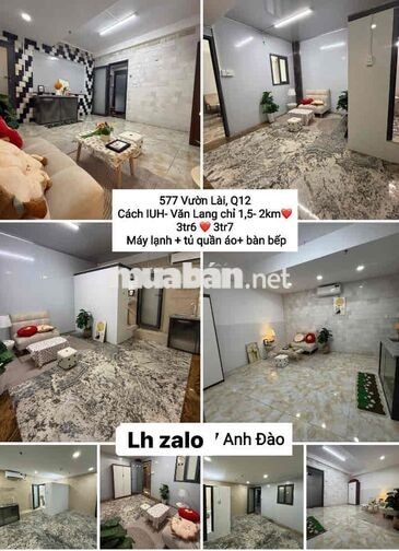 Phòng ở Vườn Lài cách IUH- Văn Lang 1,5km 3tr6-5tr1 cửa sổ - ban công