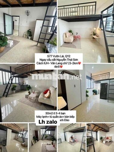 Phòng ở Vườn Lài cách IUH- Văn Lang 1,5km 3tr6-5tr1 cửa sổ - ban công