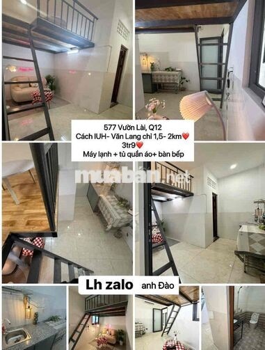 Phòng ở Vườn Lài cách IUH- Văn Lang 1,5km 3tr6-5tr1 cửa sổ - ban công