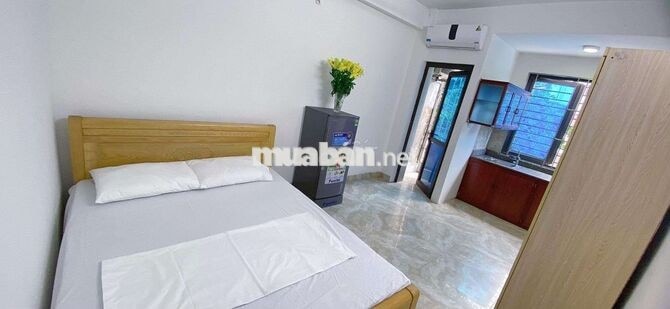 Cho thuê CCMN 30m2 Full đồ. ban công thoáng tại Giáp Nhất