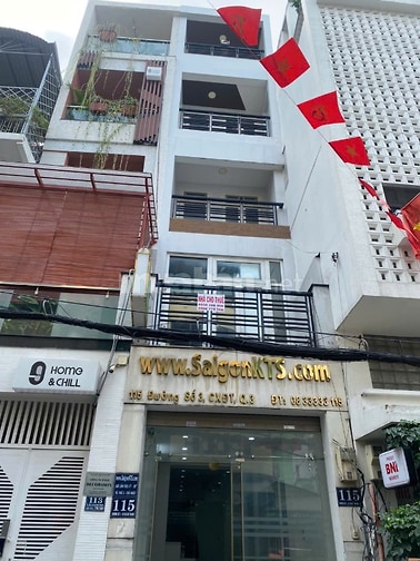 Cho thuê nhà 115 đường số 3 Cư xá Đô Thành, Quận 3, trệt, 3 lầu