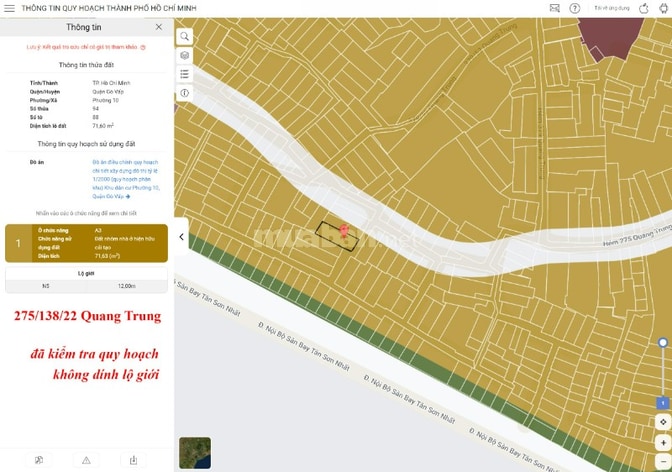 Bán nhà Quang Trung, Phường 10, Gò Vấp, ngang 5m dài 14,65m, 5.68 tỷ