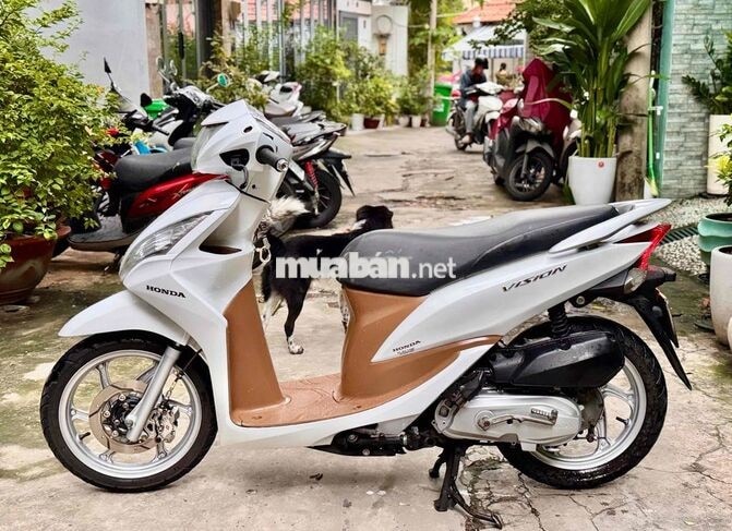 Honda Vision 2013 Trắng bstp chính chủ