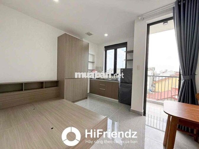 Căn hộ mini 35m2 Ban công Full nội thất kế nhà thờ Nam Hải Parcmall Q8