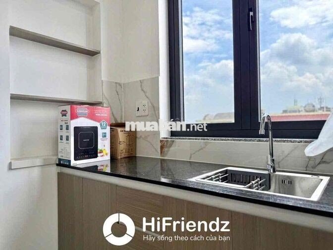 Căn hộ mini 35m2 Ban công Full nội thất kế nhà thờ Nam Hải Parcmall Q8