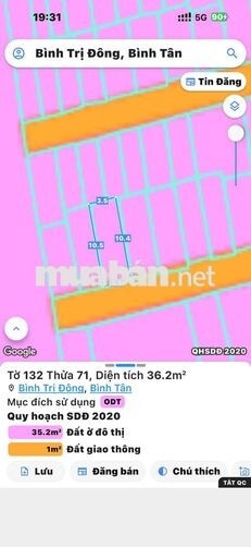 Bán gấp Nhà Chiến Lược BTân 37m2 2 Tầng hẻm xe hơi thông nhỉnh 2 tỷ