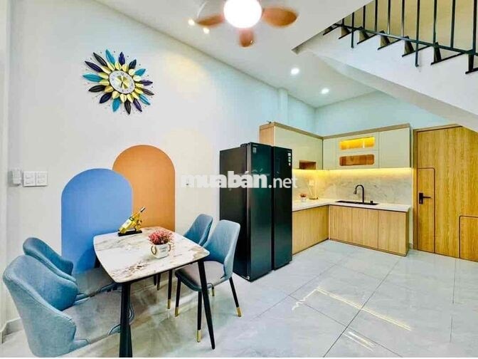 Bán Nhà Hẻm Xe Hơi Bùi Đình Tuý .45m2 Đất x 3Tầng Full Mới