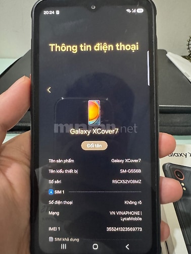 Samsung XCover7 5G 6/128GB - Máy Zin Đẹp, Siêu Bền, Giá Tốt