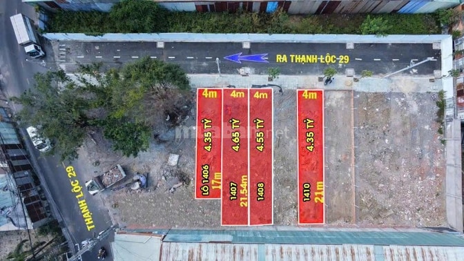 ĐẤT BÁN. THẠNH LỘC 29. Giá: 4.35 tỷ