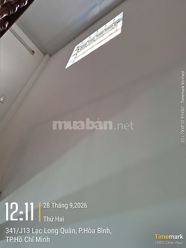 BÁN NHÀ LẠC LONG QUÂN, Quận 11, 3x6m, 3 lầu BTCT, 3 PN, 3 WC