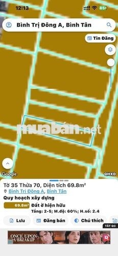 Hot, Hương Lộ 2 BTân, 70m2, 2 Tầng, 5 p.ngủ, hẻm 3,5m chỉ 3ty