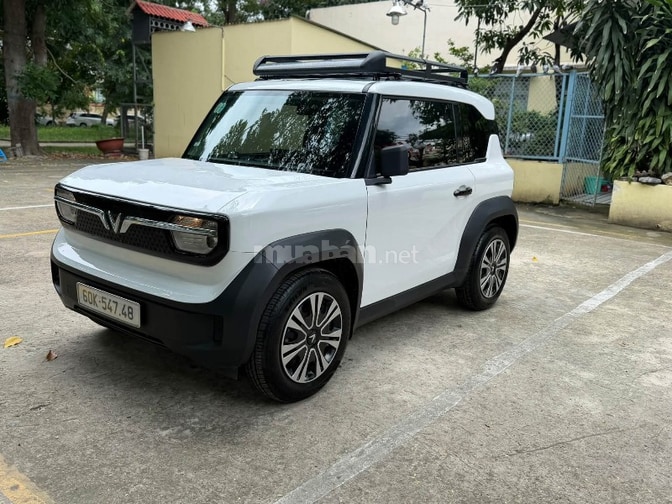 Vinfast VF3 Mua Pin 2025 Màu trắng xe đẹp sạc free không giới hạn 