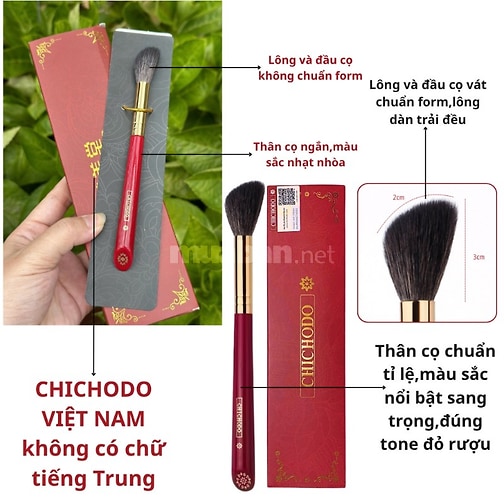 CHICHODO Việt Nam Thương Hiệu Cọ Trang Điểm Được Đăng Ký Và Bảo Hộ T