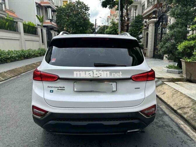 Hyundai Santafe Premium 2.4 HTRAC sx2019 Trắng/Nâu