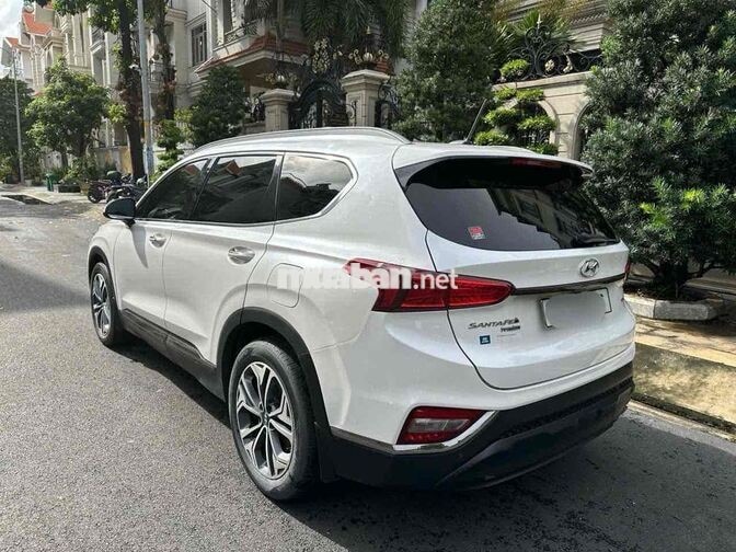 Hyundai Santafe Premium 2.4 HTRAC sx2019 Trắng/Nâu