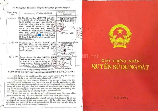 BÁN NHÀ MT GIA PHÚ, P.3, Q.6, 8,9 TỶ