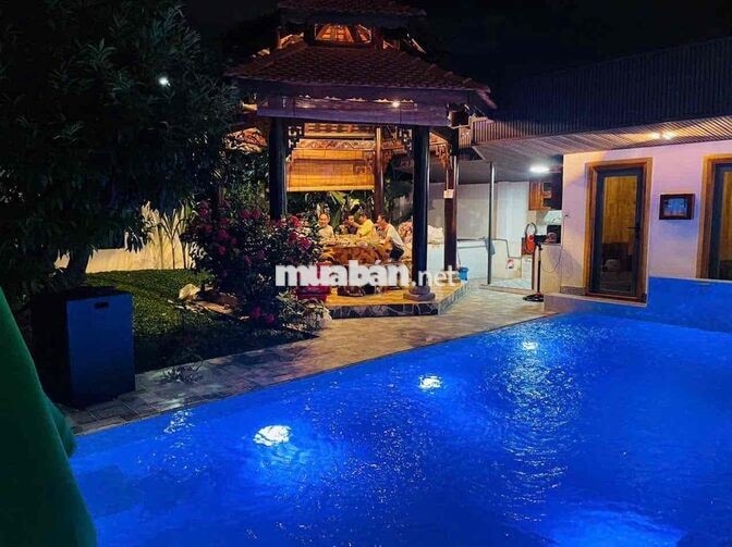 Cho Thuê Biệt Thự Villa Sân Vườn 5Phòng Ngủ Phường Tân An View Sông SG