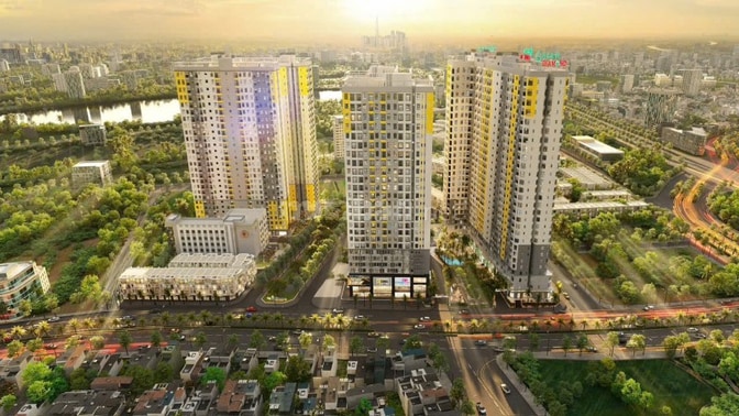 Căn hộ Bcons City Làng Đại Học mặt đường Thống Nhất tháng 11 nhận nhà