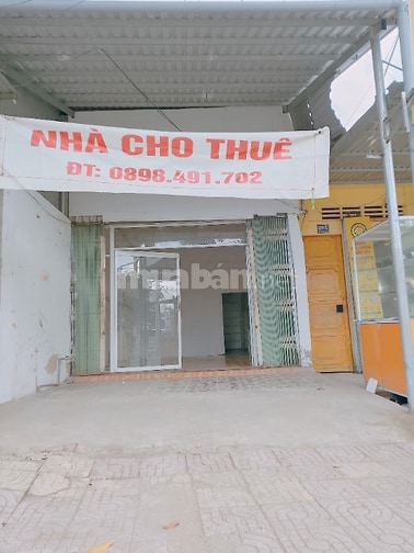Cho thuê nhà mặt tiền ngang 4m mbkd kv ngã 4 đối diện bến xe p8 TPVL