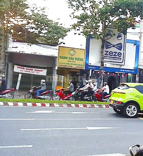 Cho thuê nhà mặt tiền ngang 4m mbkd kv ngã 4 đối diện bến xe p8 TPVL