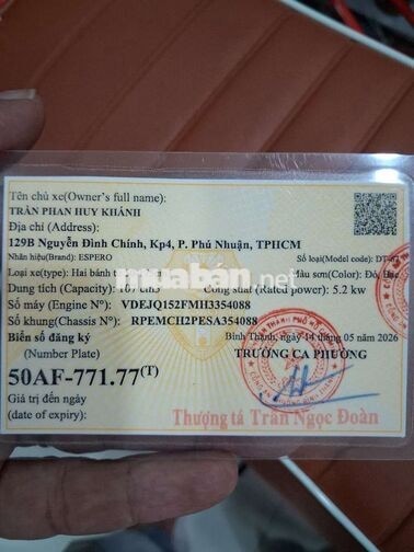 67 xe diễn viên Huy Khánh 73 km Mới 100%