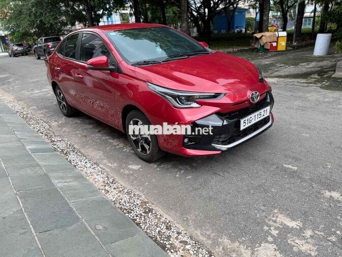 Toyota Vios E 2024 Số tự động 34000 km Đỏ