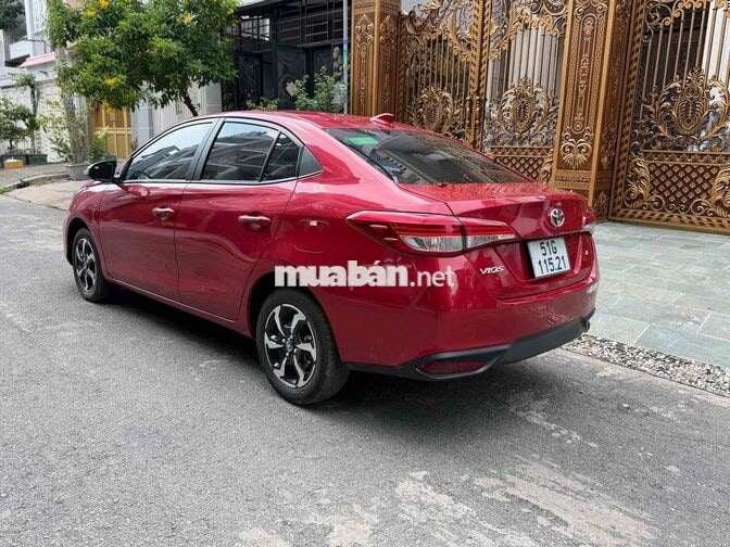 Toyota Vios E 2024 Số tự động 34000 km Đỏ