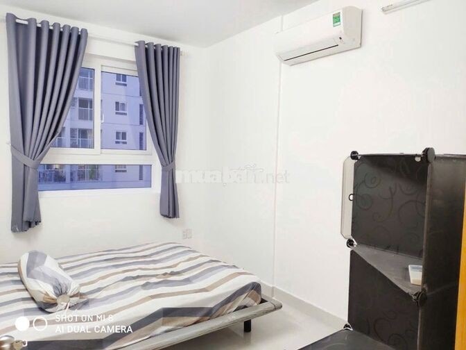 Cho thuê CC Tara q8 - 1PN 1wc có nội thất - 9 triệu - ở liền