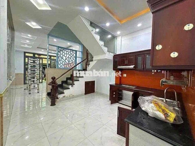 NHÀ 4 TẦNG SÂN OTO KHU VEN SÔNG GẦN GIGAMALL SẴN NỘI THẤT CƠ BẢN