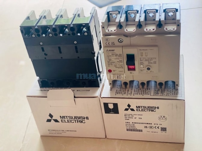 Cầu dao chống rò NV125-SV, 4P, 50A, 30mA 