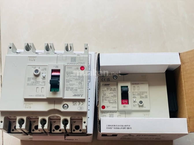 Cầu dao chống rò NV125-SV, 4P, 50A, 30mA 